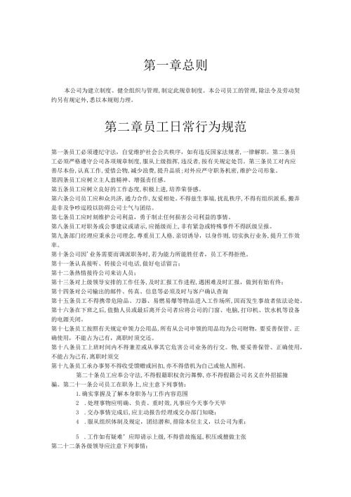 公司规章制度.docx