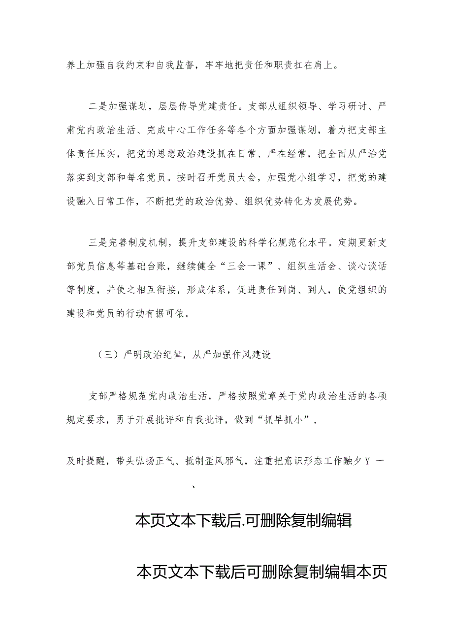 2024年党支部书记抓基层党建述职报告（最新版）.docx_第3页