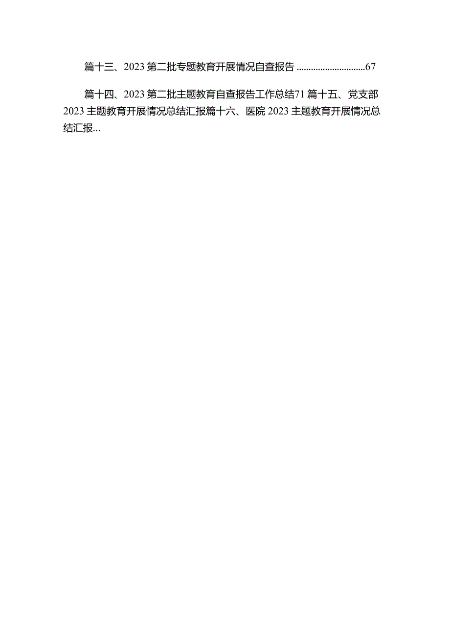 第二批专题教育开展情况自查报告范文精选(16篇).docx_第2页