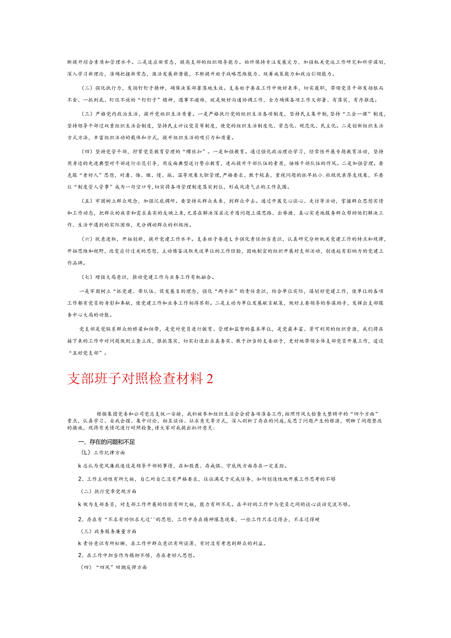 支部班子对照检查材料5篇.docx_第2页
