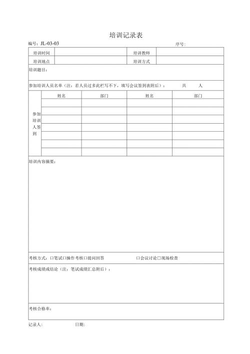 培训记录表（2024年）.docx