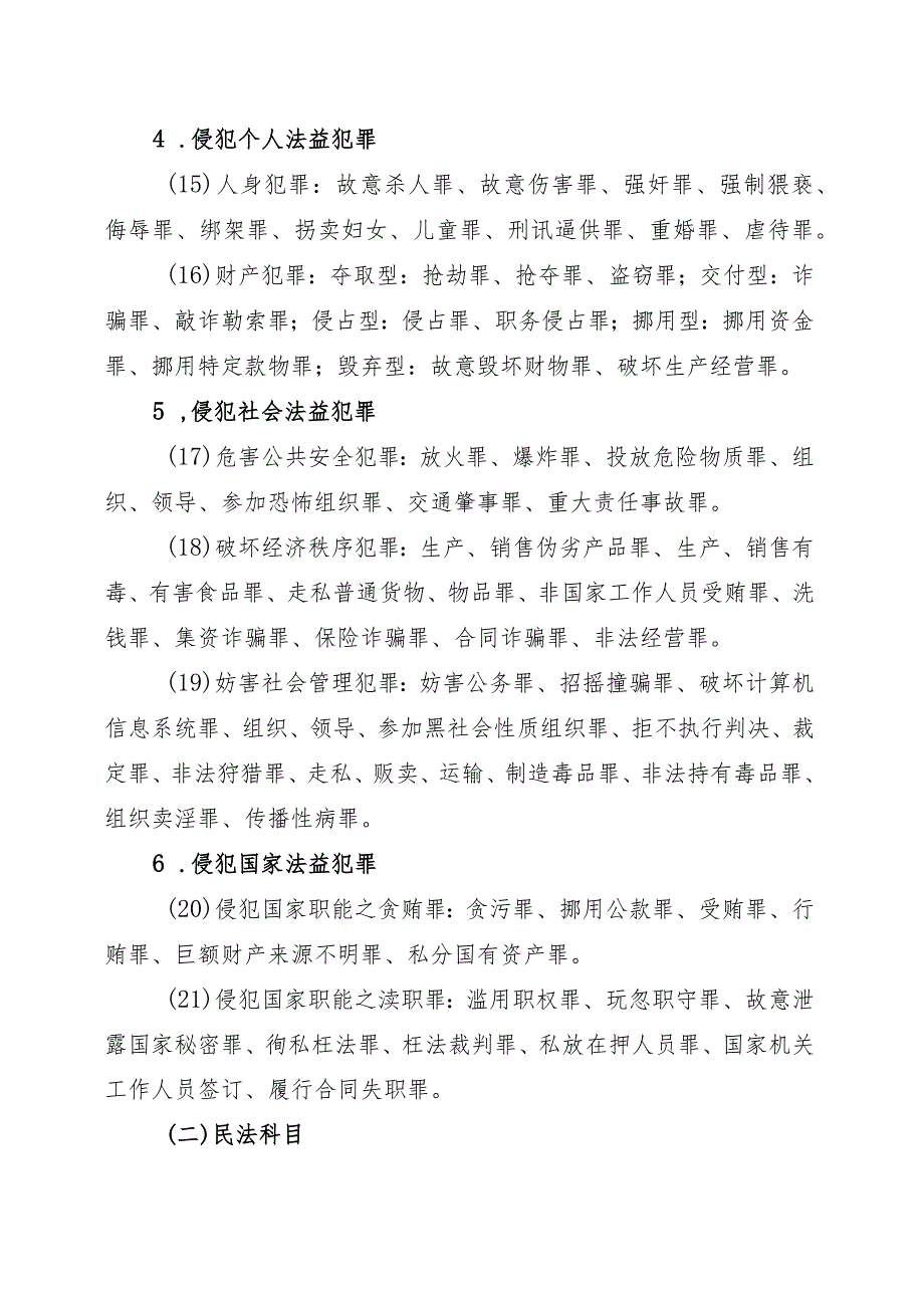 海南省专升本招生考试《法学综合》考试大纲.docx_第3页