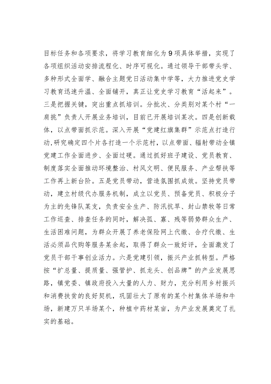 某某镇党支部党建工作情况的调研报告(1).docx_第2页