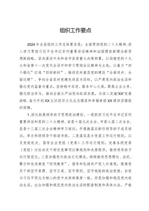 组织工作要点(1).docx