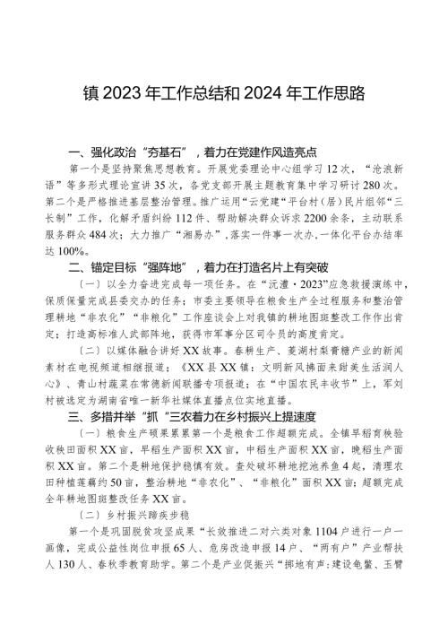 镇2023年工作总结和2024年工作思路02.docx