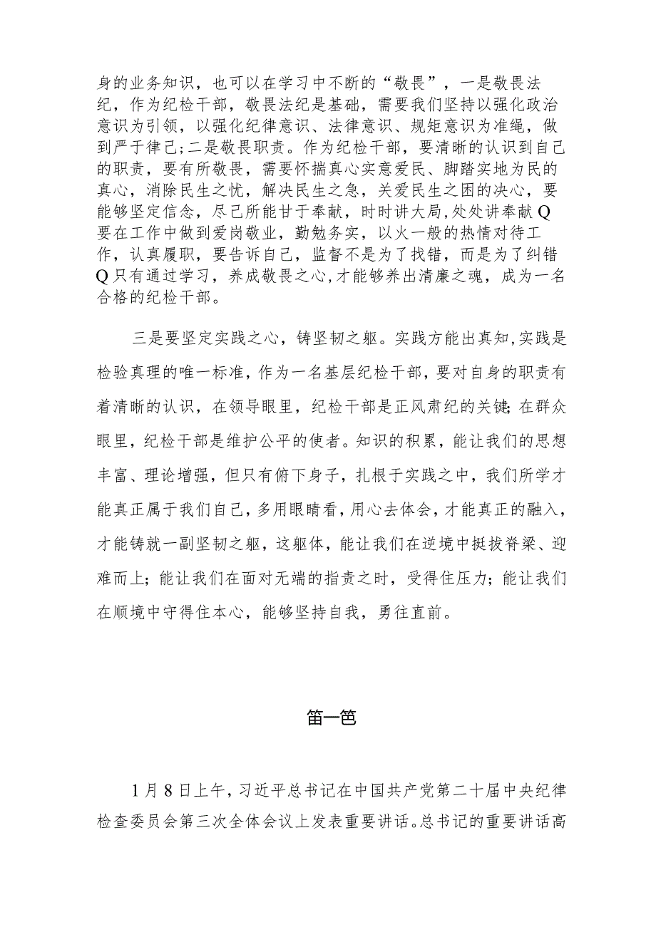 学习二十中央纪委三次全会重要讲话精神心得体会共八篇.docx_第2页