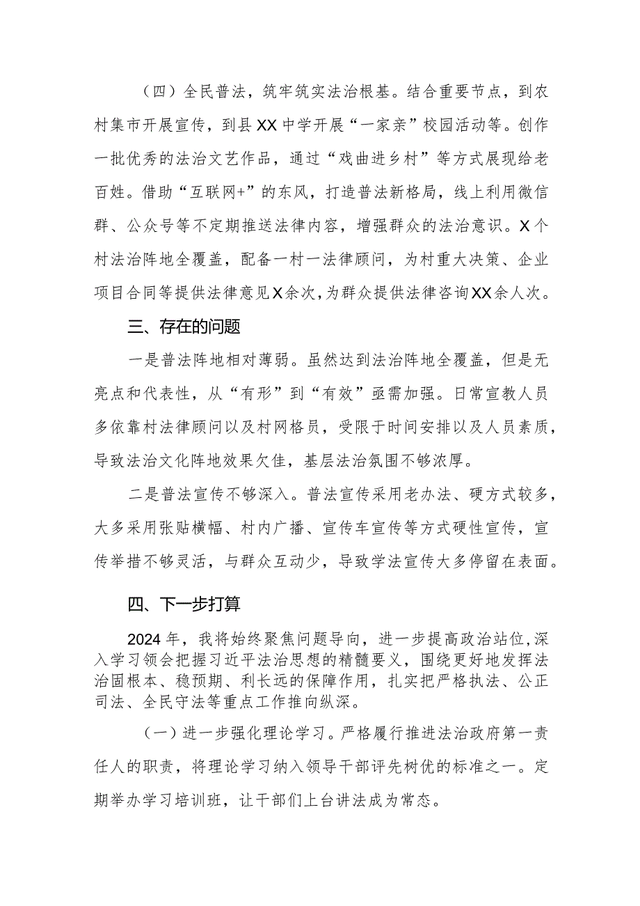 镇党政主要负责人2023述法报告八篇.docx_第3页