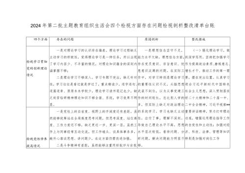（10篇）个人围绕检视学习贯彻党的创新理论、党性修养提高、联系服务群众、发挥先锋模范作用情况四个方面查摆问题整改清单台账（附担当作为方面.docx