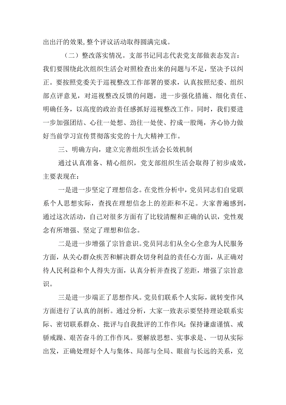 党支部组织生活会整改报告三篇.docx_第3页