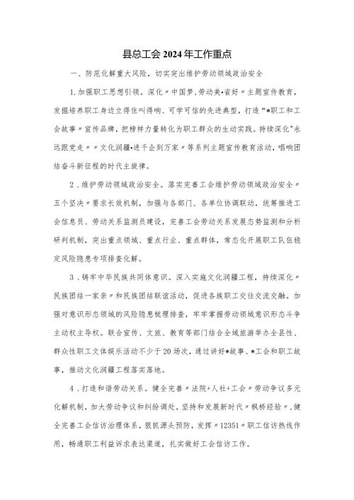 县总工会2024年工作重点.docx