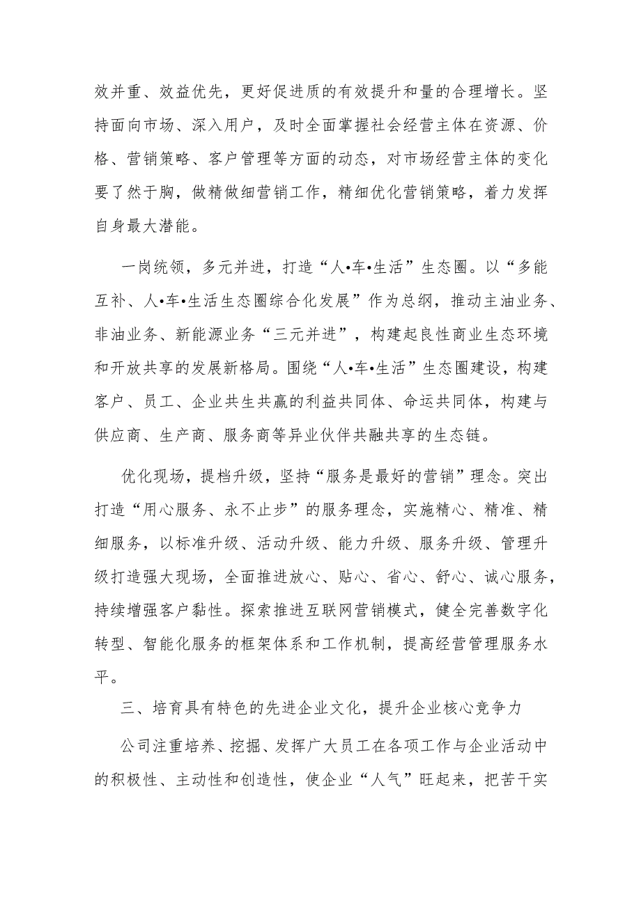 经验交流：提高核心竞争力增强核心功能筑牢可持续高质量发展根基.docx_第3页