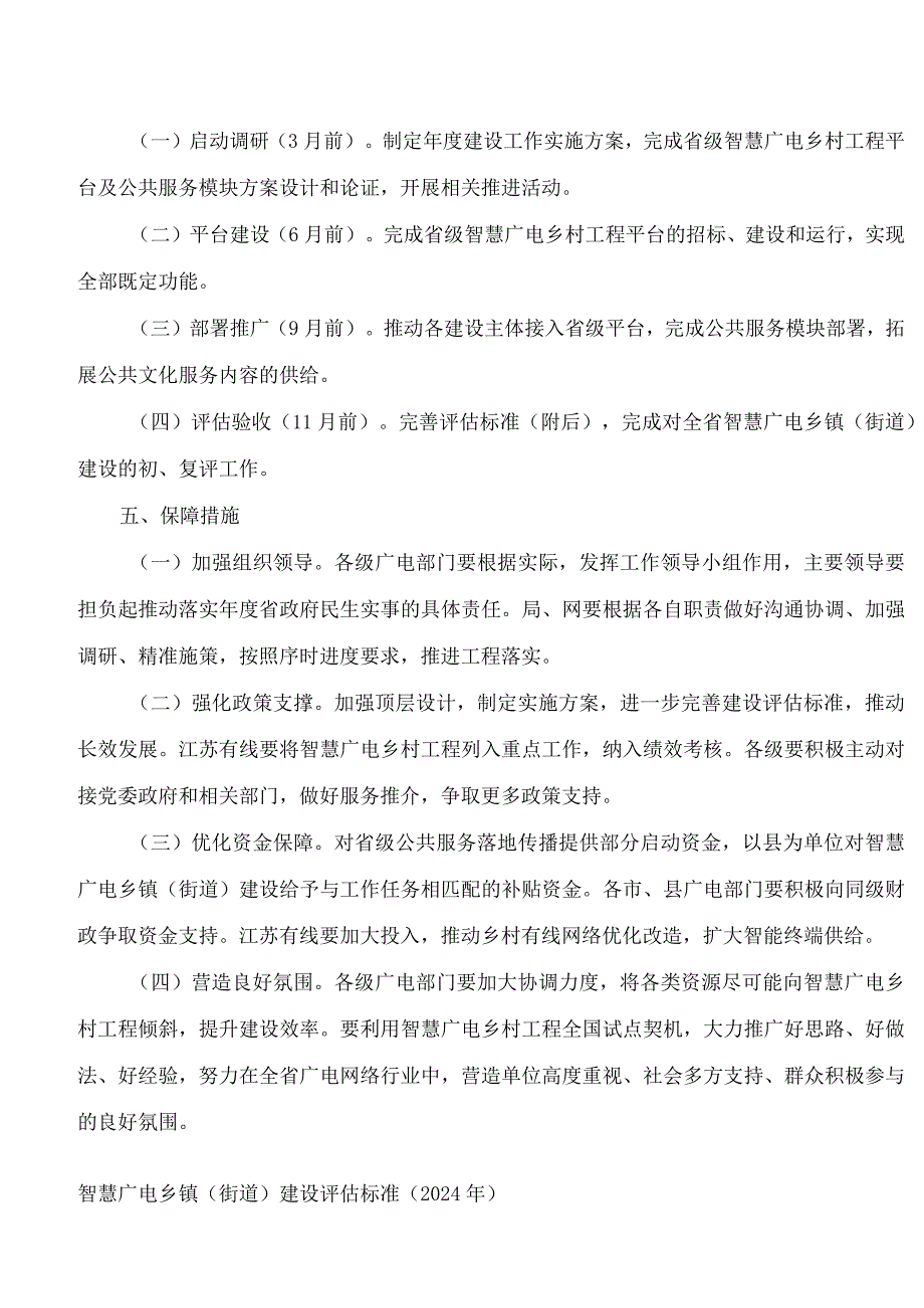 江苏省广播电视局关于印发2024年全省智慧广电乡村工程建设实施方案的通知.docx_第3页