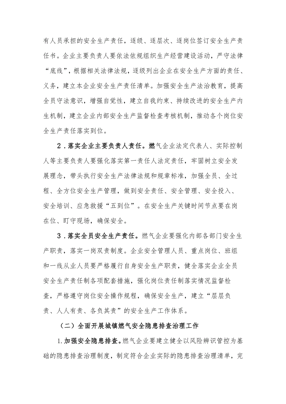 市城镇燃气安全生产专项整治工作方案.docx_第2页