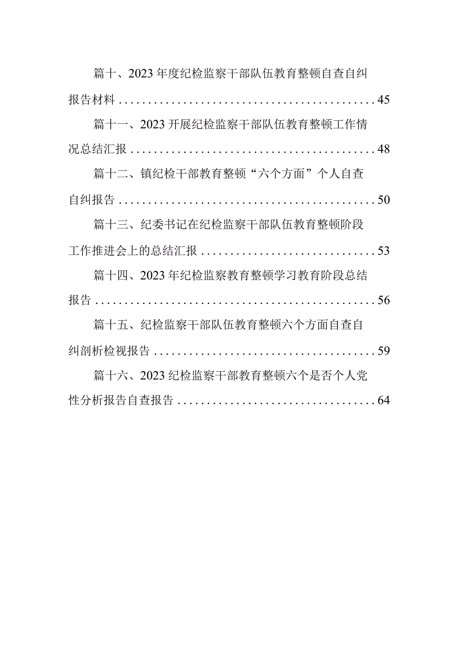 某县纪检监察干部队伍教育整顿检视整治环节阶段性工作总结（共16篇）.docx_第2页