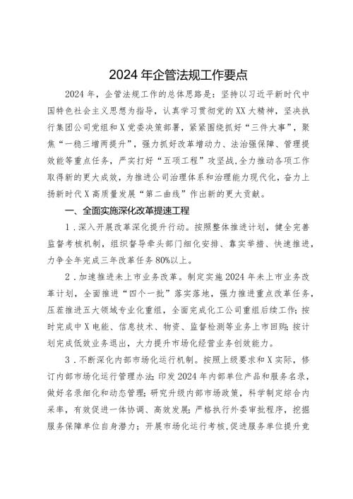 2024年企管法规工作要点(1).docx