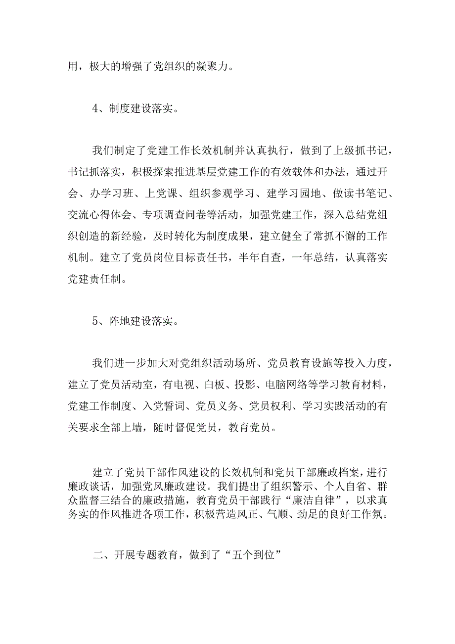 2024年农村党建工作述职报告三篇.docx_第3页