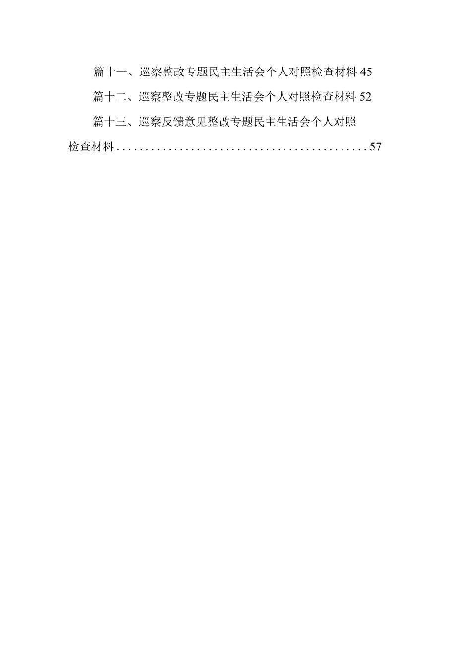 巡视整改专题民主生活会个人发言材料（共13篇）.docx_第2页