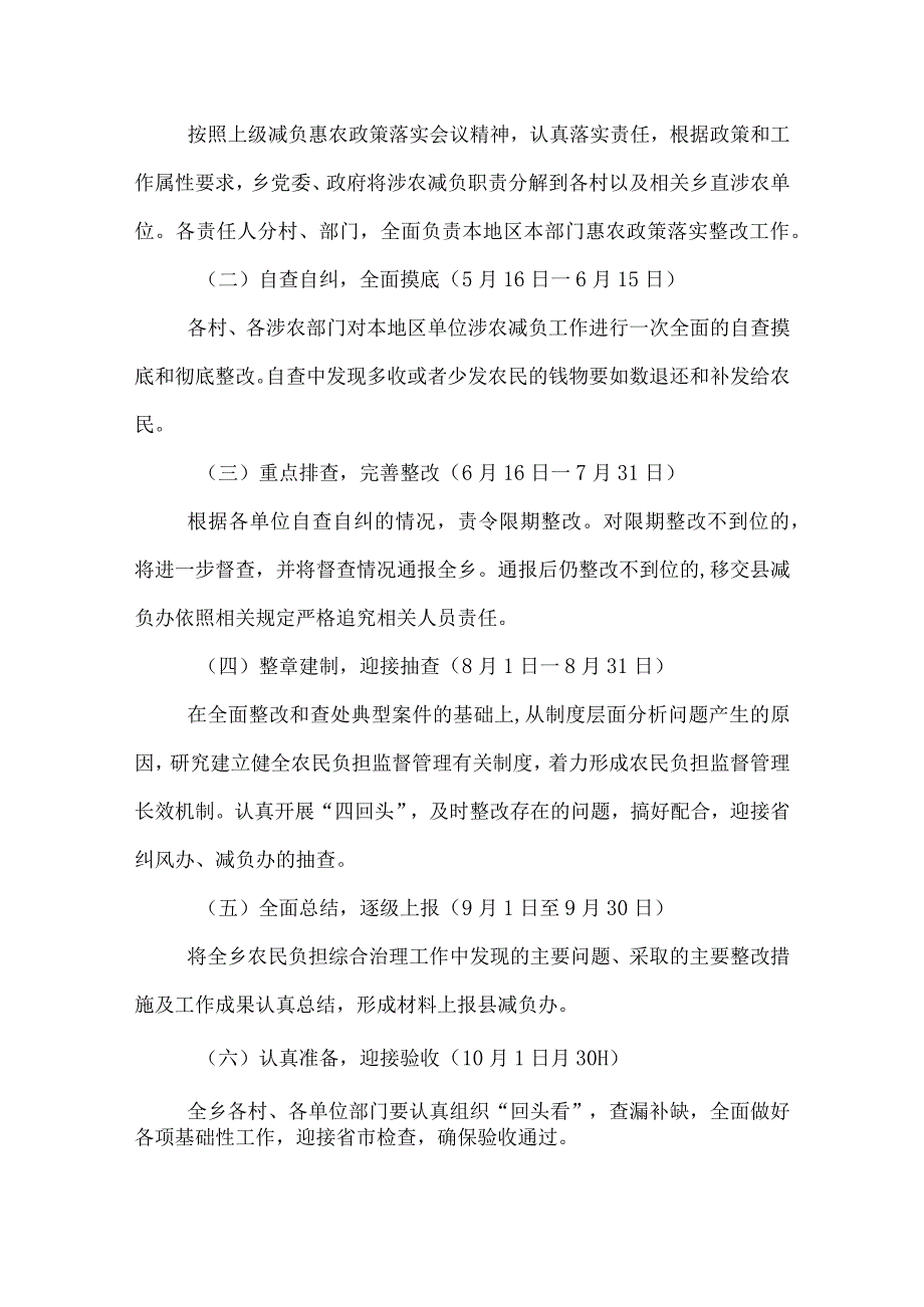 宜冲桥乡落实减负惠农政策工作方案.docx_第2页