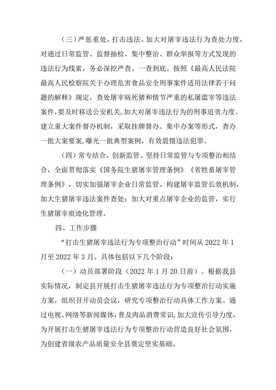 关于积极开展打击生猪屠宰违法行为专项整治行动方案.docx_第3页