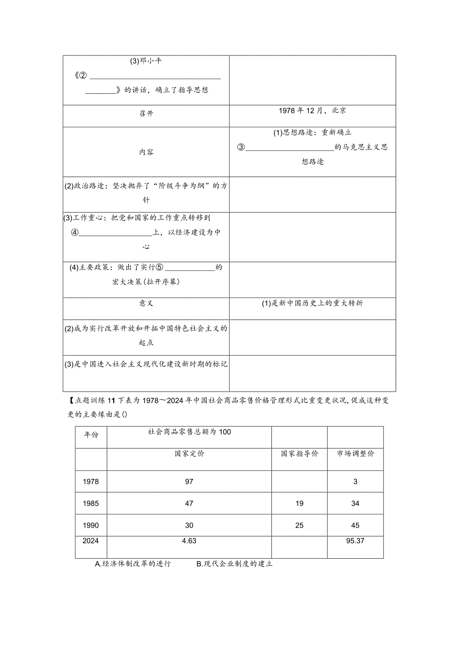 2024一轮复习人教版（江苏专用）：第24讲新时期的社会主义现代化建设（学案）.docx_第2页