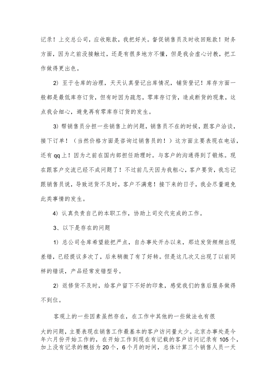 销售助理个人工作总结.docx_第2页