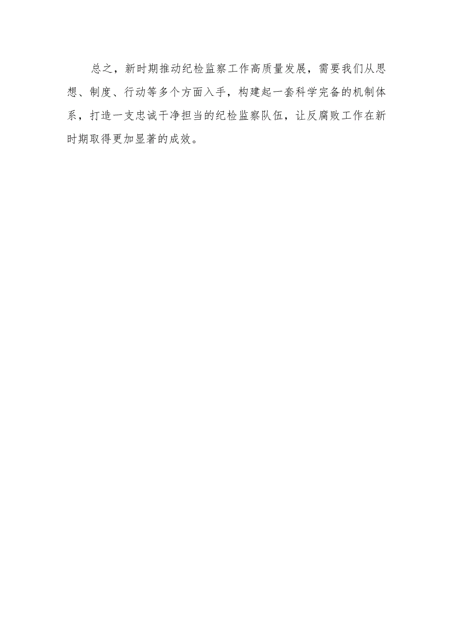 新时期推动纪检监察工作高质量发展研讨发言材料.docx_第3页