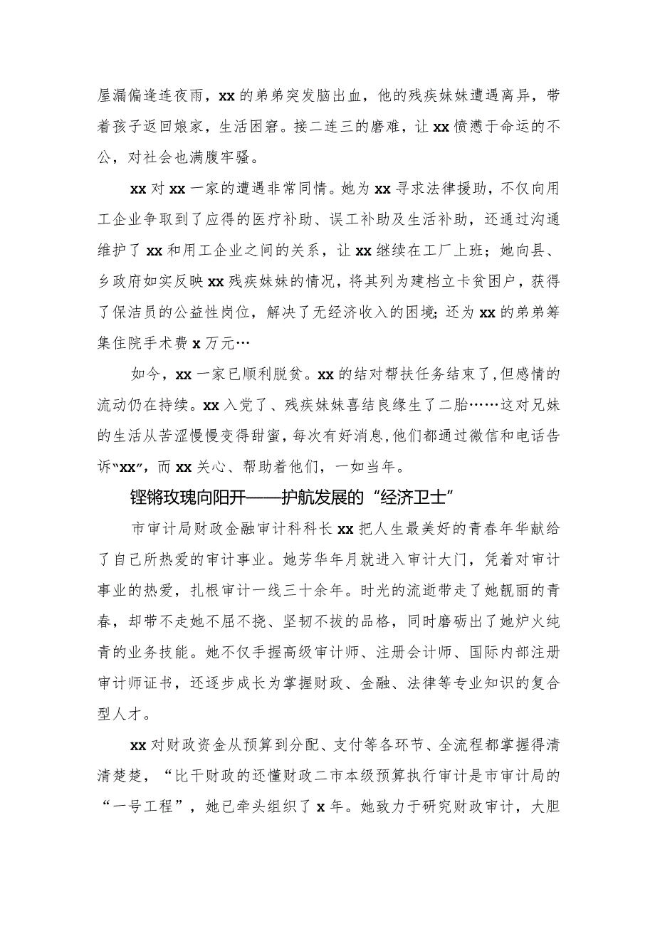 审计系统三八红旗手先进事迹材料汇编(1).docx_第3页