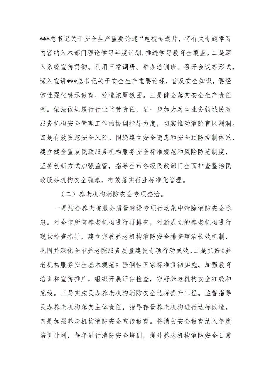 全市民政系统安全生产专项整治三年行动实施方案.docx_第3页