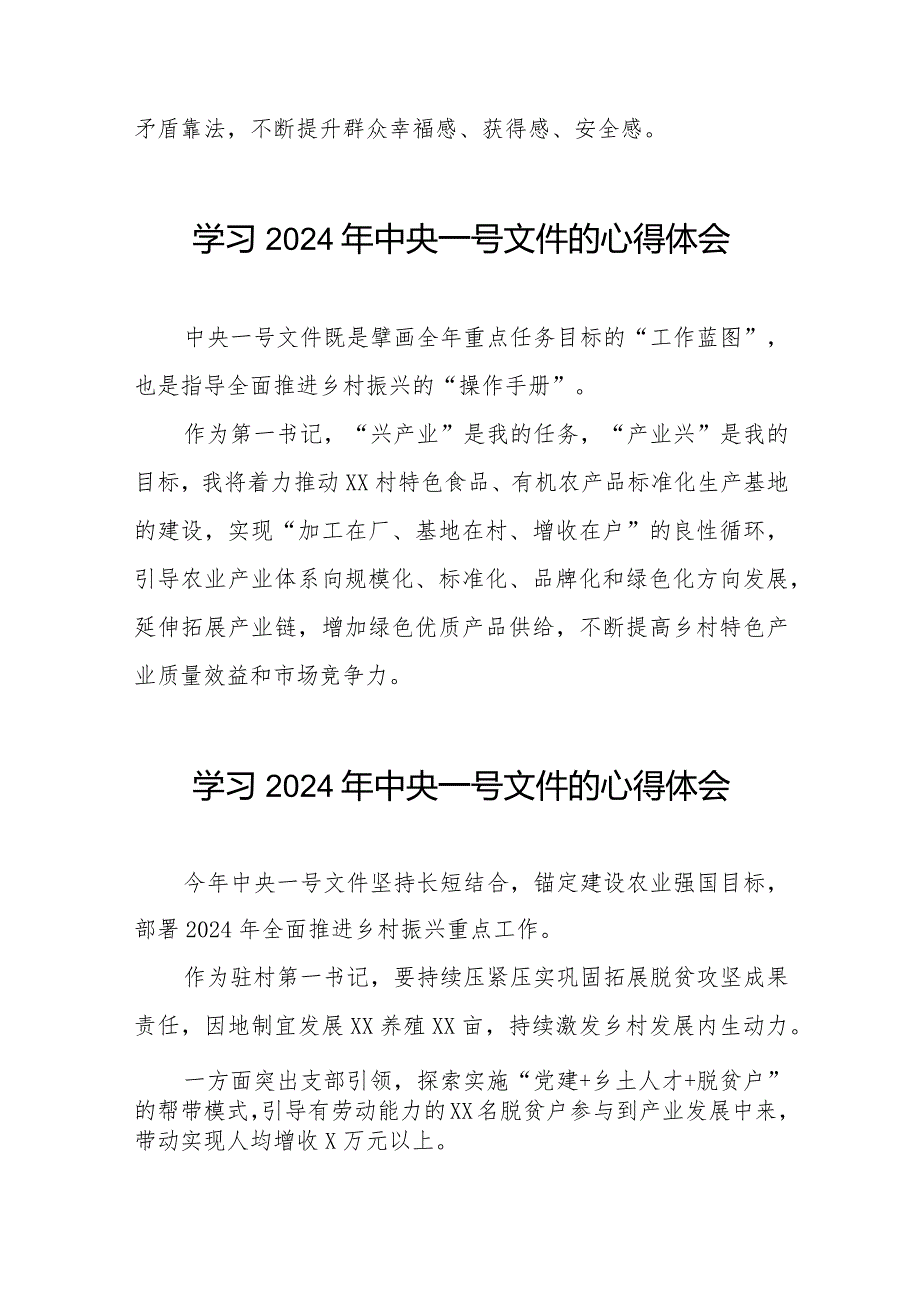 2024年中央一号文件学习心得体会22篇.docx_第2页