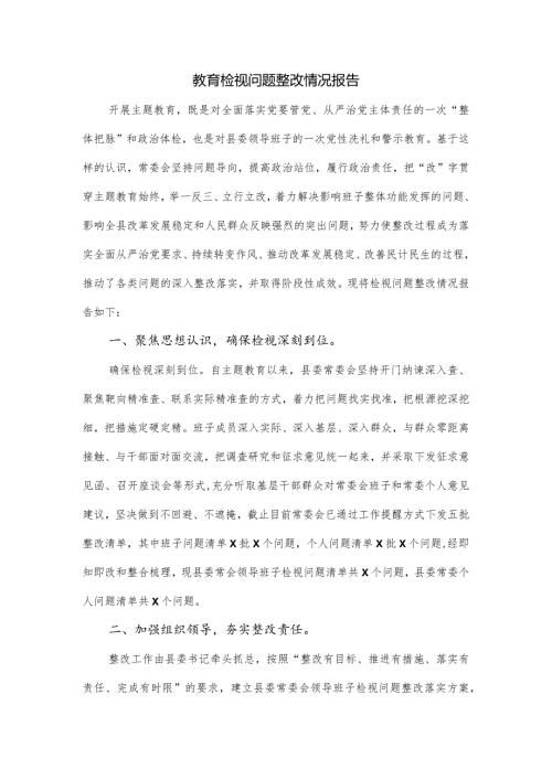 教育检视问题整改情况报告.docx