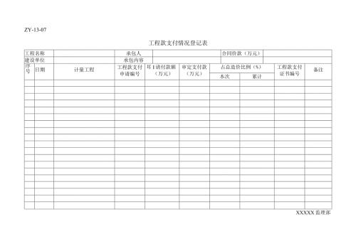 完成工程量和工作量统计表.docx