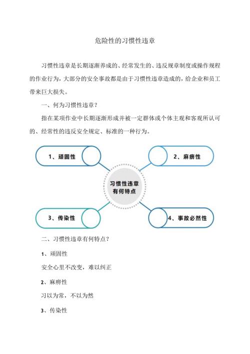 危险性的习惯性违章（2024年）.docx