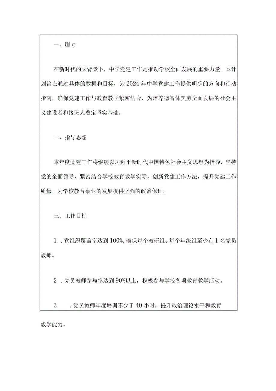 2024年中小学党建工作计划（精选）(1).docx_第2页