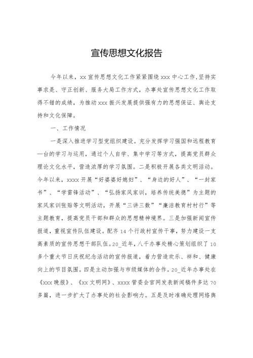 宣传思想文化报告.docx