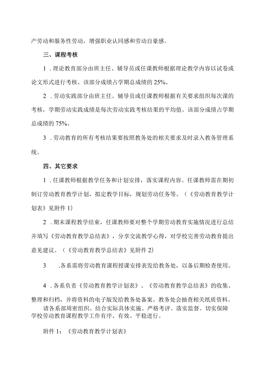XX水利水电职业学院关于开展XX第二学期劳动教育课程的通知（2024年）.docx_第2页