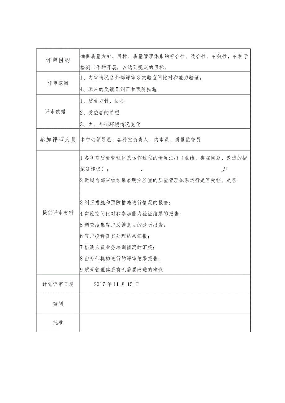 疾控中心质量管理评审含内审资料汇总.docx_第3页