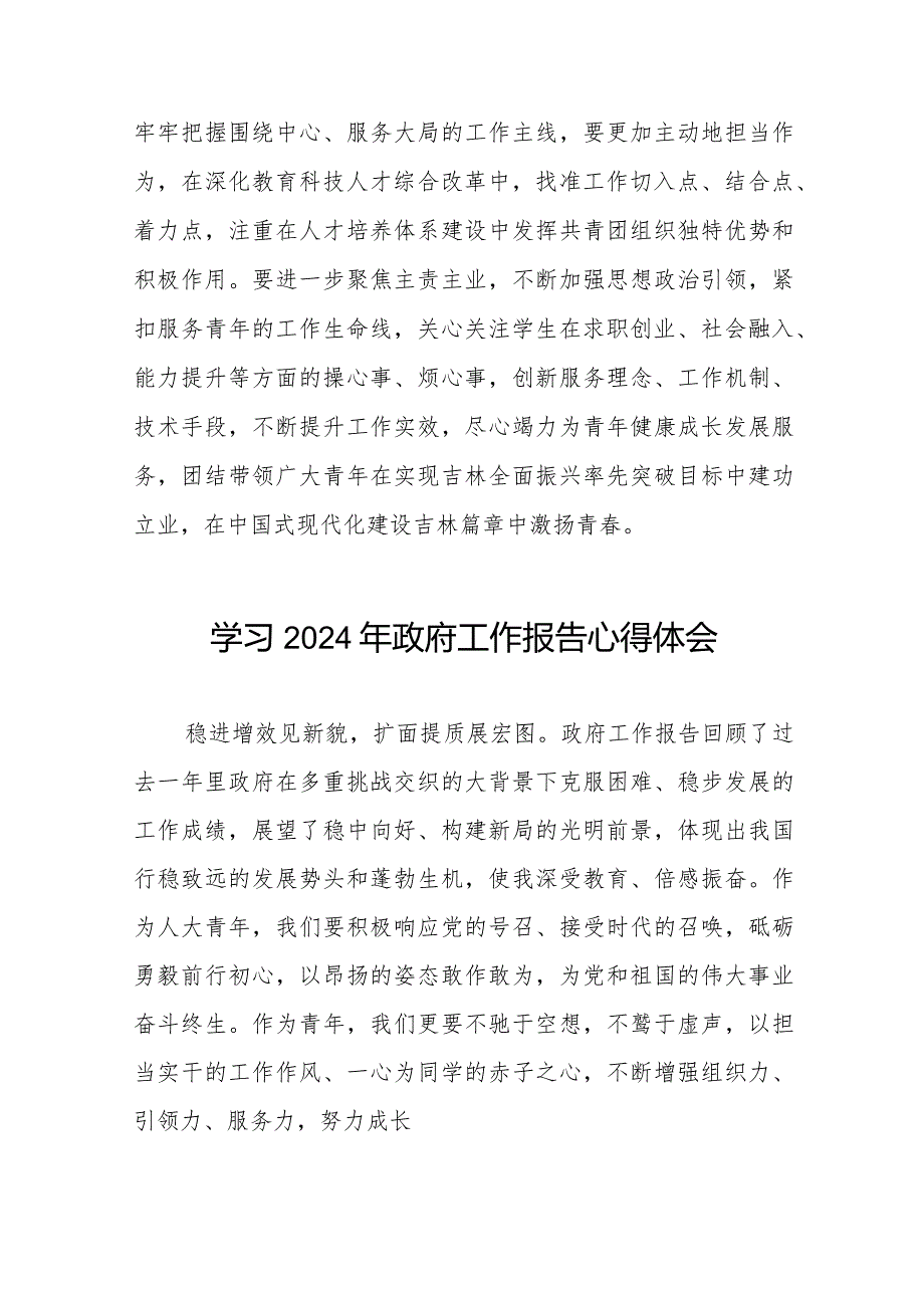 2024年读政府工作报告心得体会40篇.docx_第2页