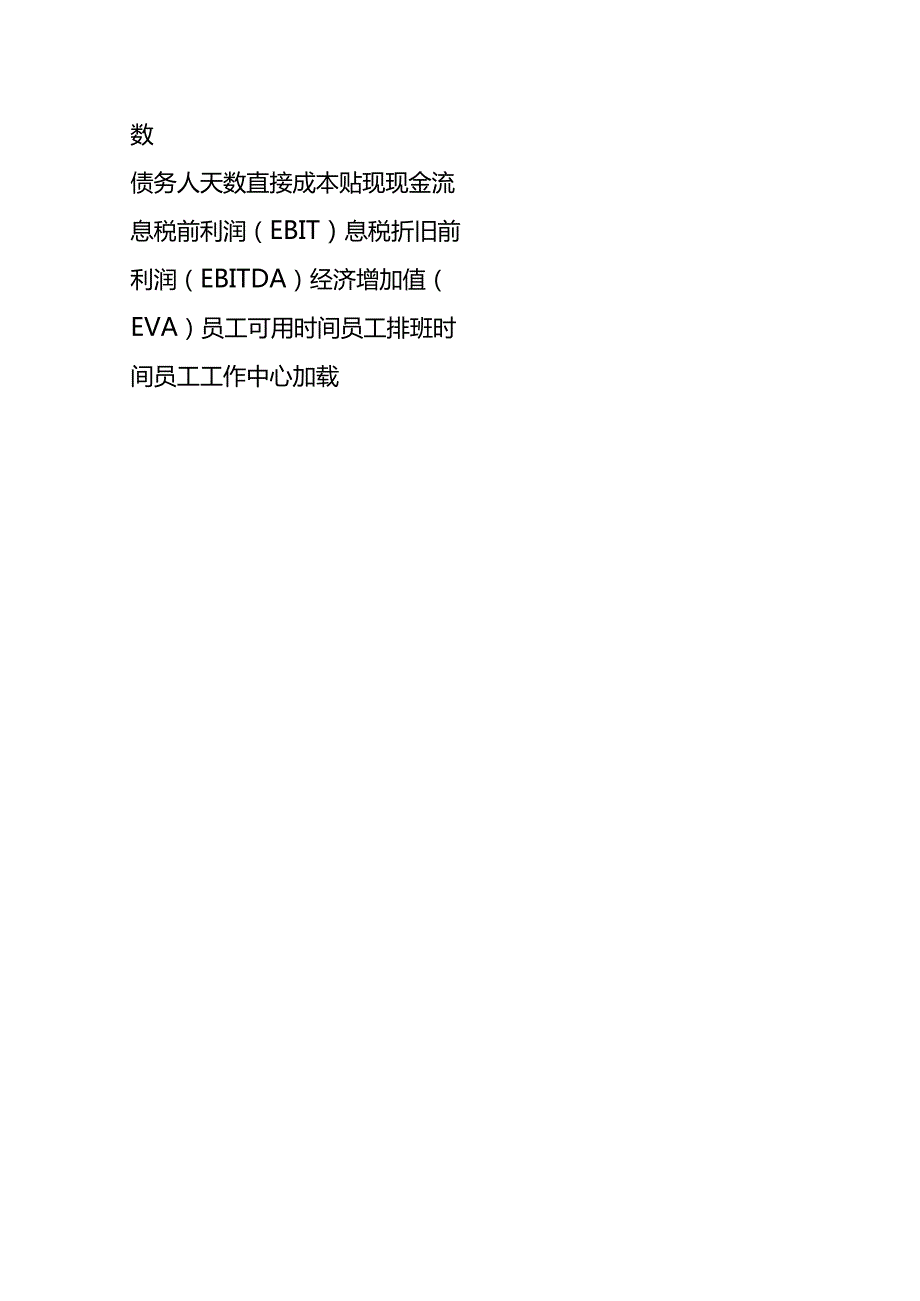 财务KPI绩效考核指标.docx_第2页