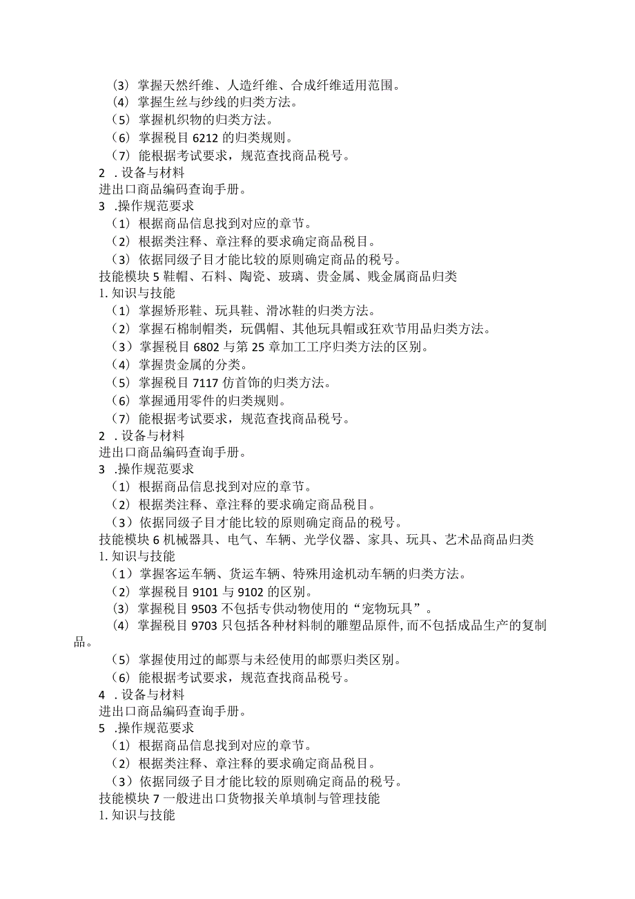 734国际商务专业技能操作考试大纲.docx_第3页