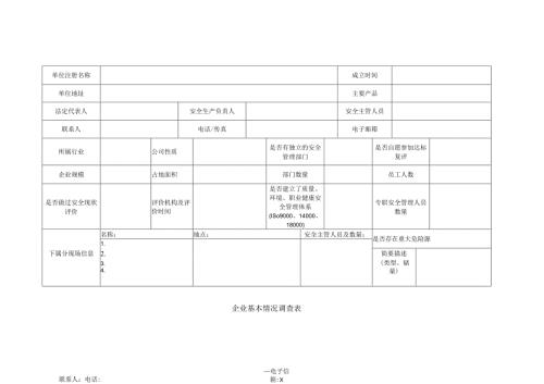 企业基本情况调查表（2023年）.docx
