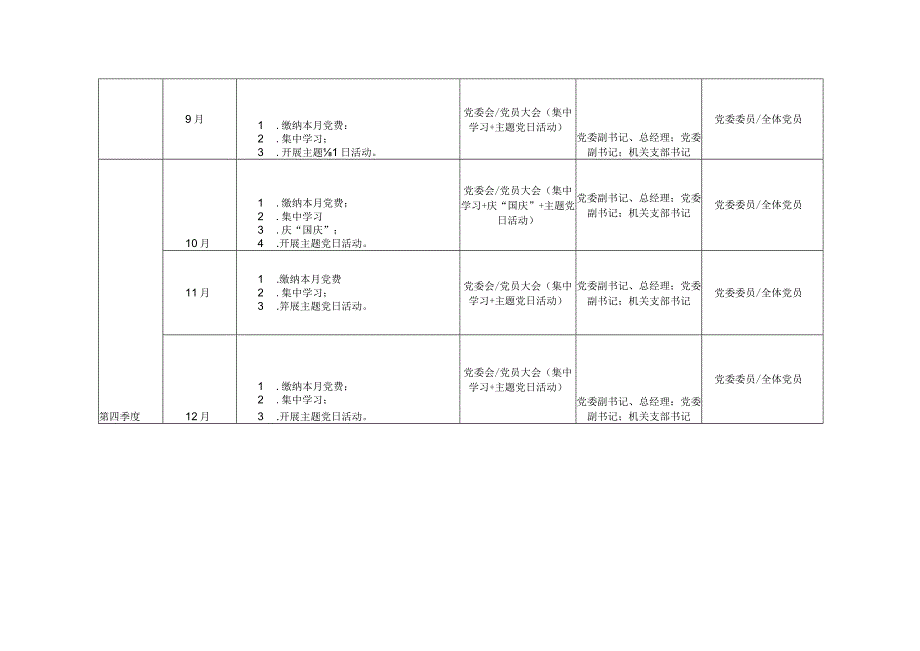2024年党委理论学习中心组及主题党日活动计划表.docx_第3页