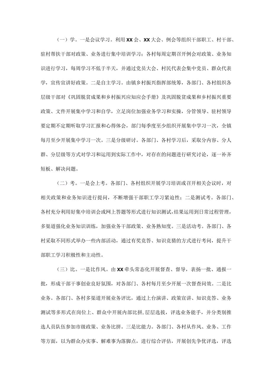 开展巩固拓展脱贫成果和乡村振兴岗位大练兵活动范文.docx_第2页