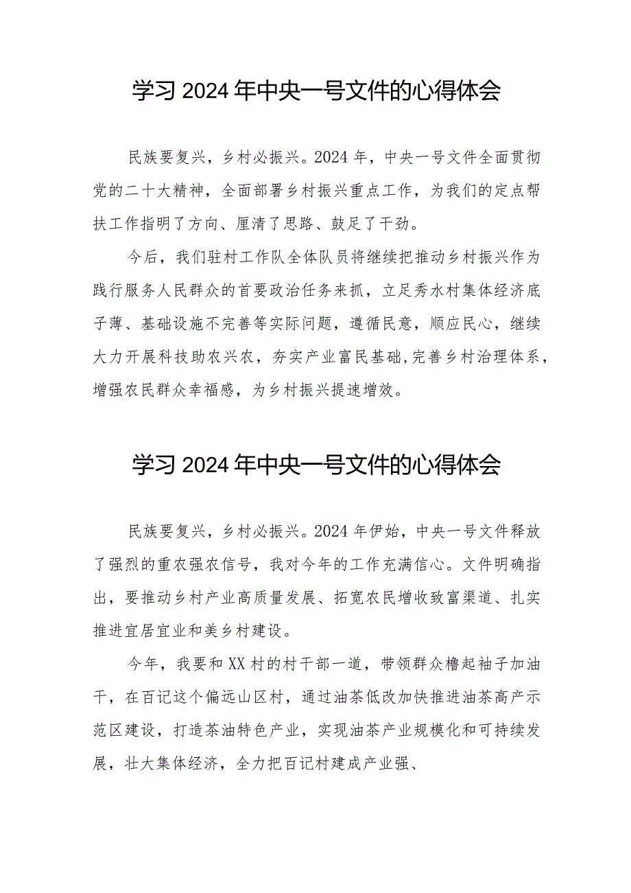 驻村干部关于学习中共中央 国务院关于学习运用“千村示范、万村整治”工程经验有力有效推进乡村全面振兴的意见心得体会交流发言十四篇.docx_第2页