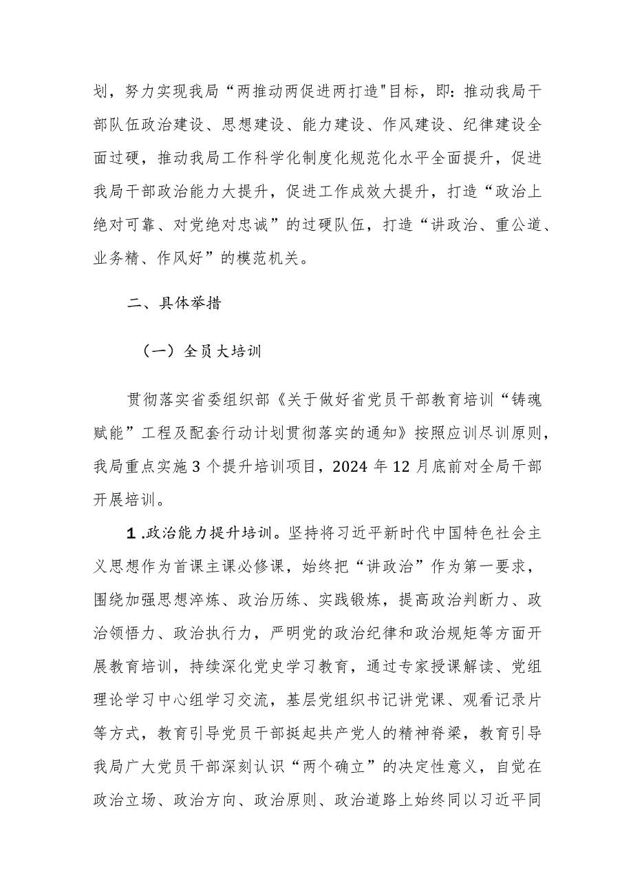 2024党员干部“铸魂赋能”培训方案参考范文.docx_第3页