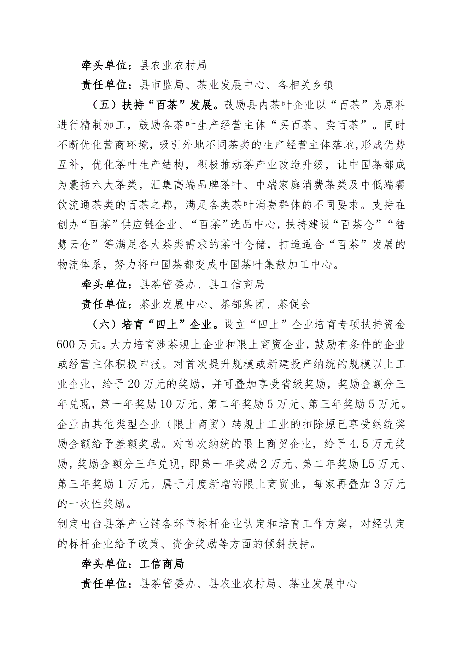 关于促进茶产业高质量发展扶持措施.docx_第3页