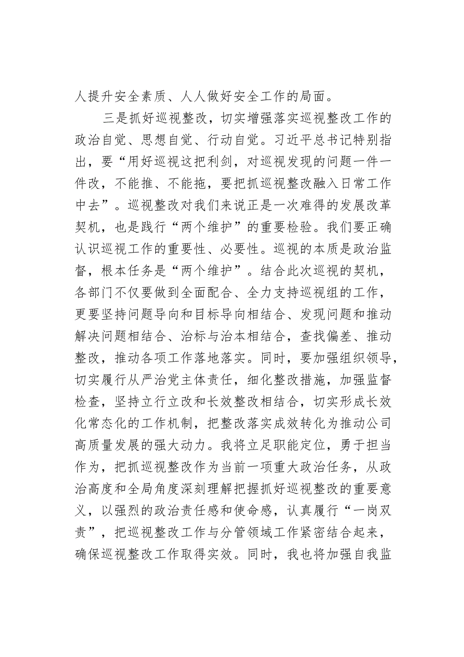国企党委会学习研讨材料（关于安全生产、巡视整改）(1).docx_第3页