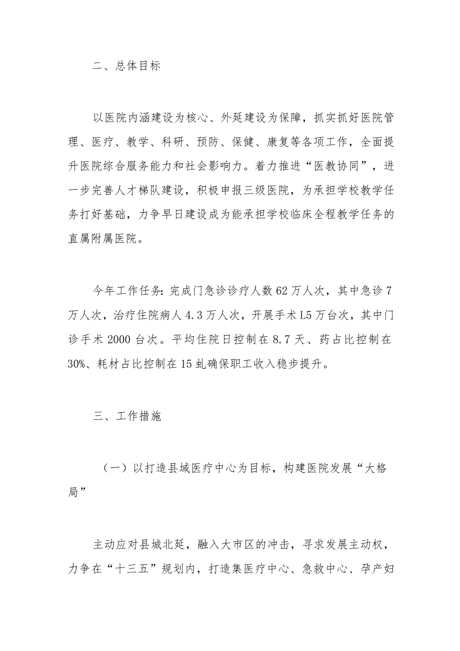 医院2024卫生院工作计划方案.docx_第2页