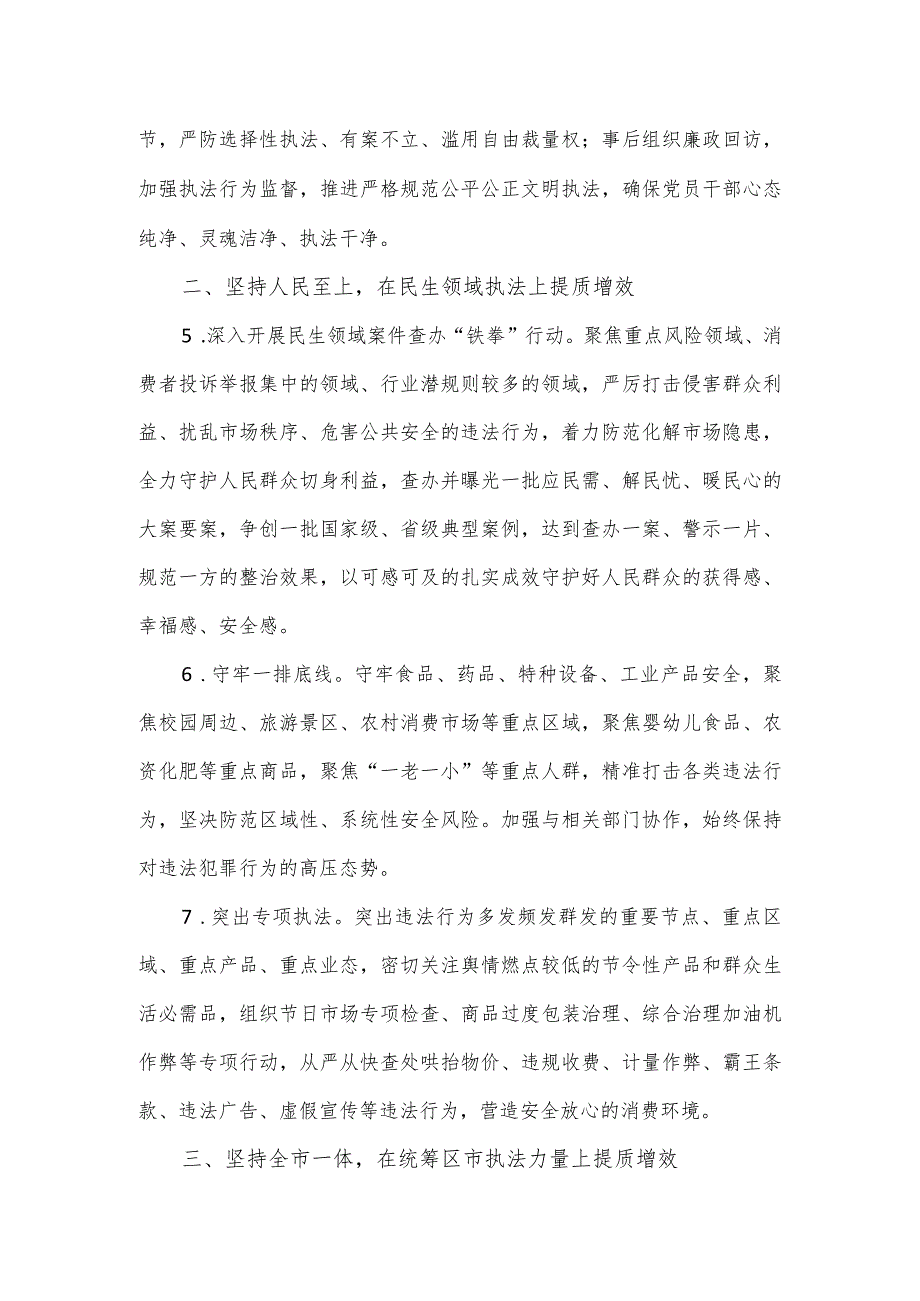 2024年市场监管综合行政执法支队工作要点.docx_第2页