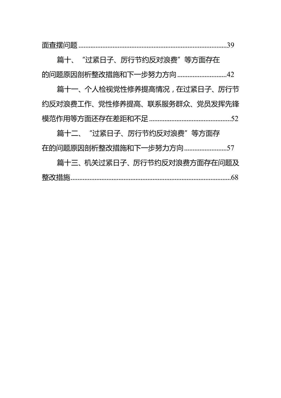 2024年对照党政机关“过紧日子、厉行节约反对浪费”方面发言材料（共13篇）.docx_第2页