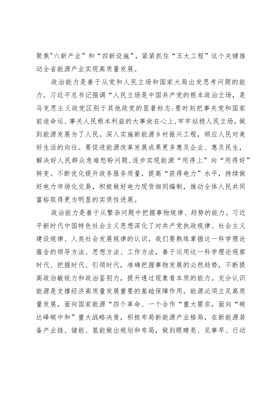 专题党课：锚定双碳目标着力提升“三个能力”坚决扛起能源高质量发展重任(2).docx_第2页
